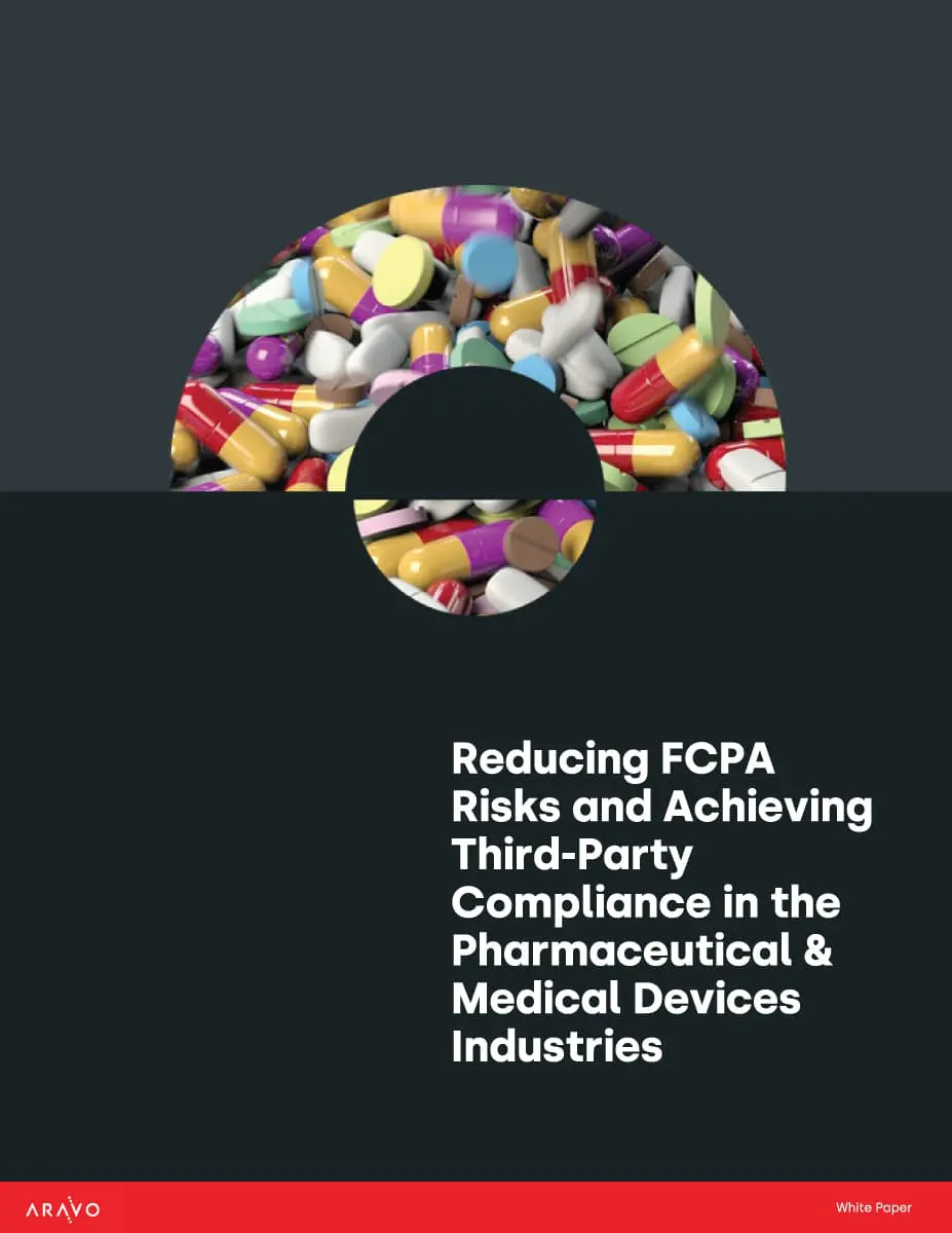 White Paper - Third-Party Compliance in the Pharmaceutical & Medical Industries - Cover