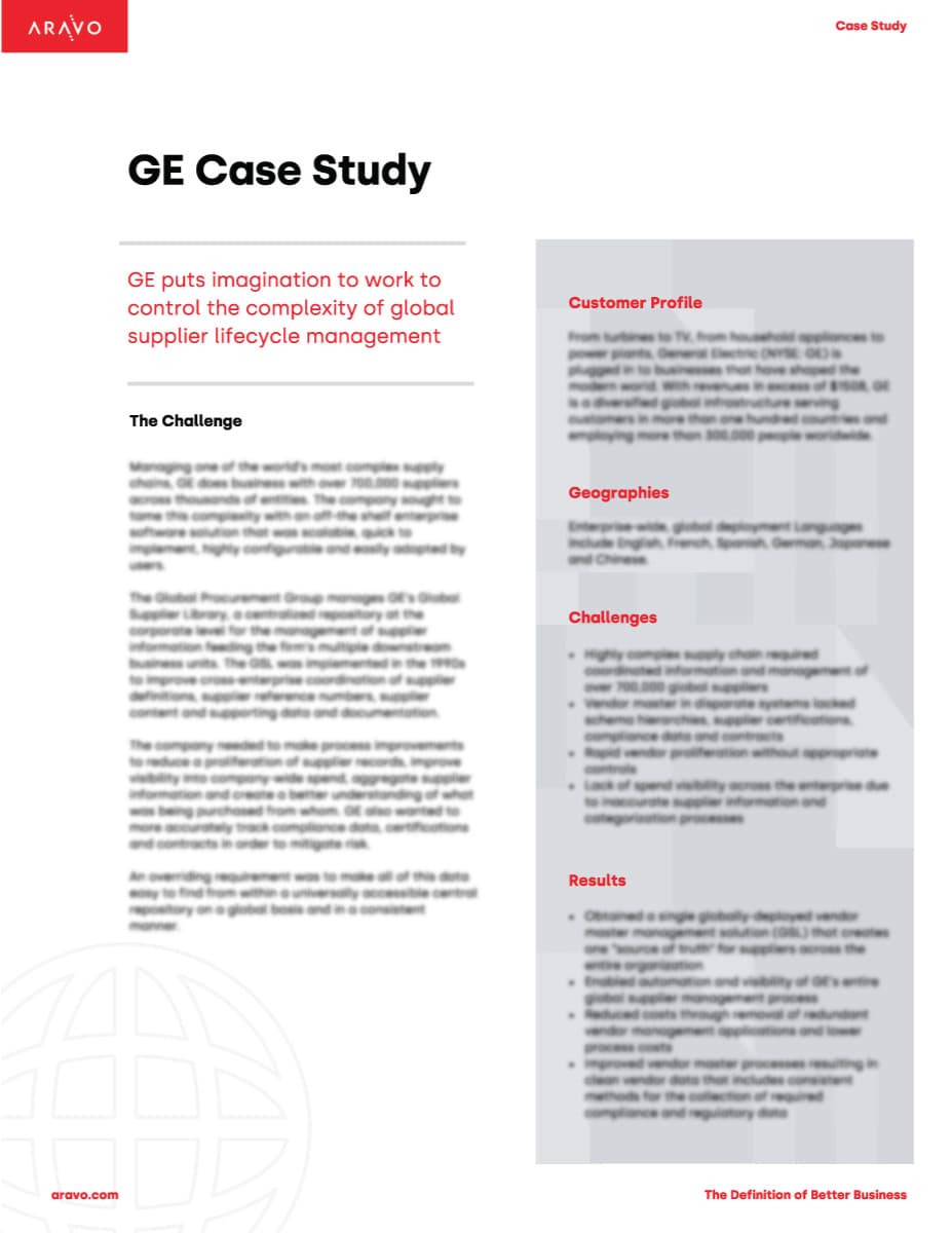 Case Study - How to Achieve Compliance with 1 Million Third Parties - Cover
