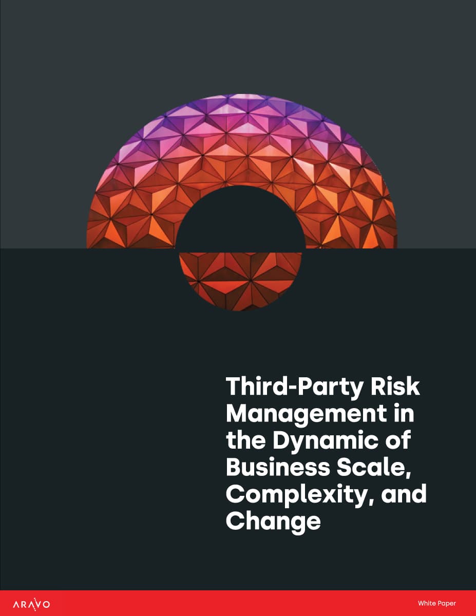 White Paper - TPRM in the Dynamic of Business Scale, Complexity, and Change - Cover