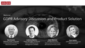 Aravo & Deloitte: GDPR Advisory Discussion and Product Solution