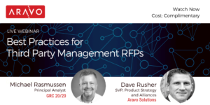 Aravo - Best Practices for Third Party Management RFPs_watch