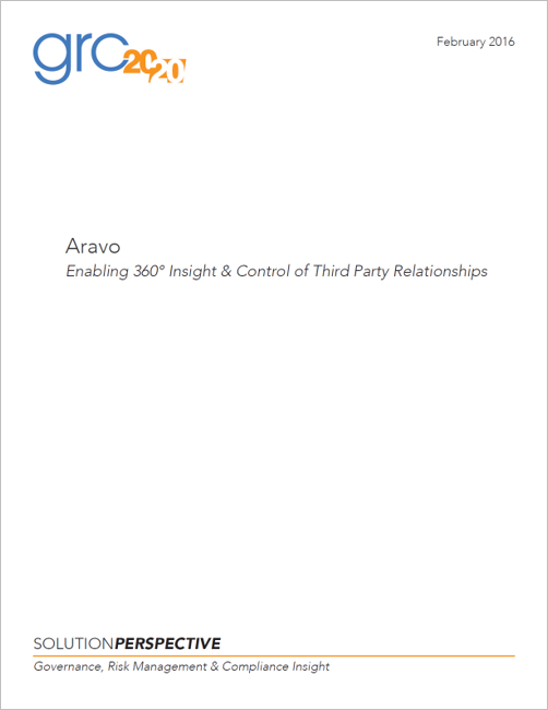 White Paper - 360 Degree Insight and Control of Third Party Relationships - Cover