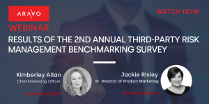 Aravo Webinar - Results of the 2nd Annual Third-Party Risk Management Benchmarking Survey