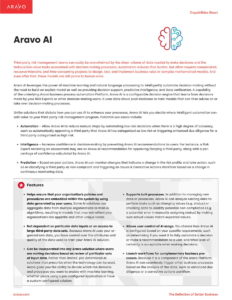 Aravo Datasheet - Artificial Intelligence - Cover