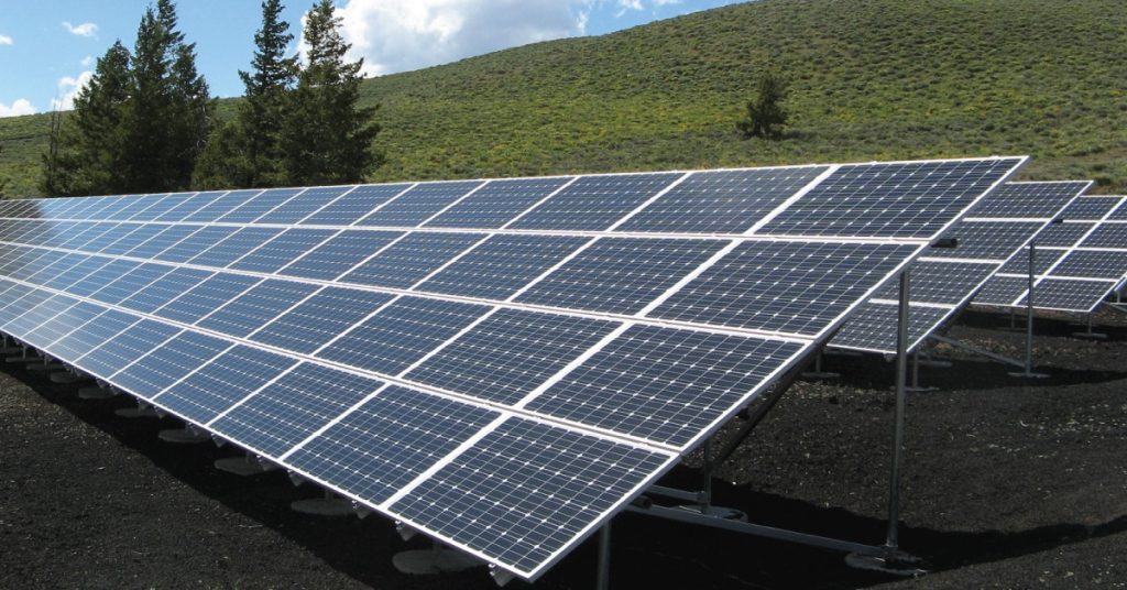 Black and silver solar panels esg programs - FI