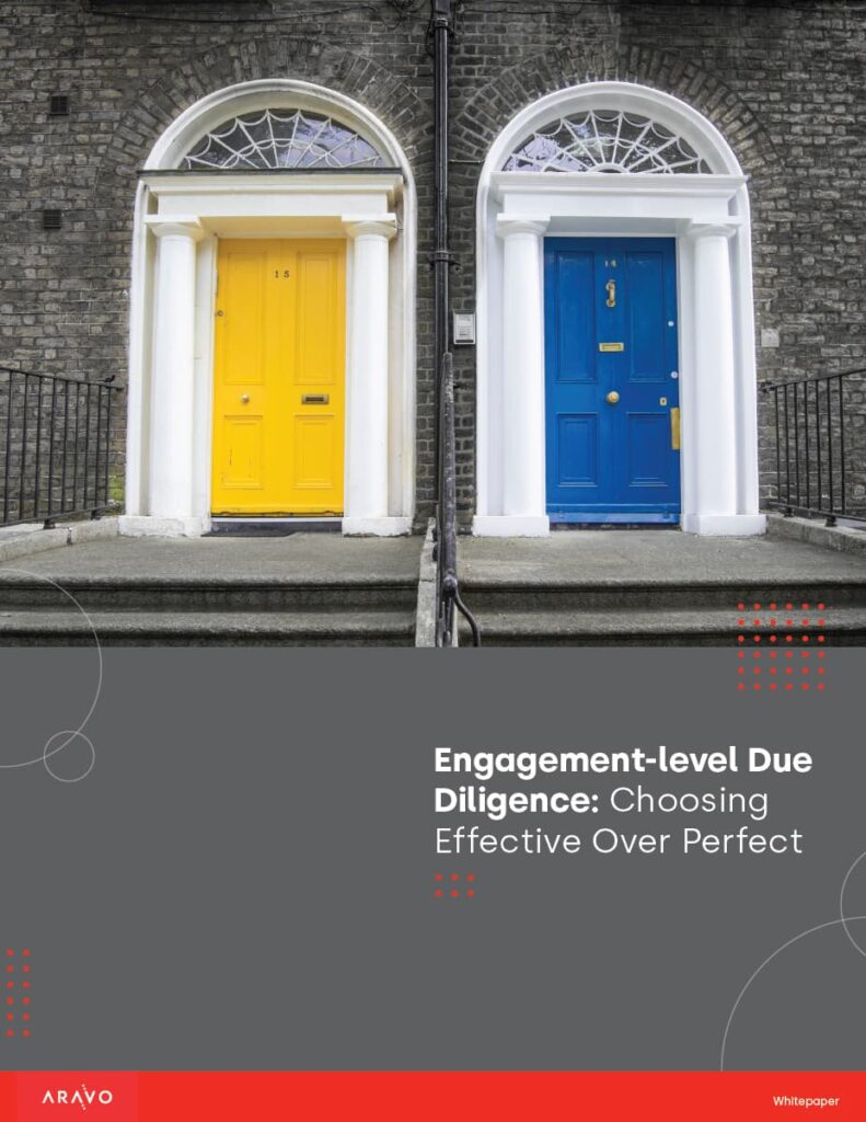 White Paper - Engagement-level Due Diligence: Choosing Effective Over Perfect - Cover