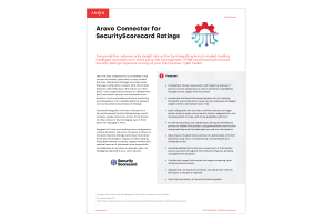 Aravo Connector for SecurityScorecard Ratings