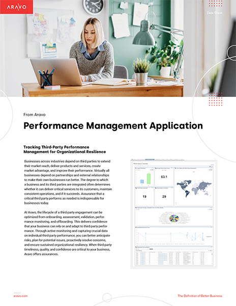 Performance Management Application From Aravo