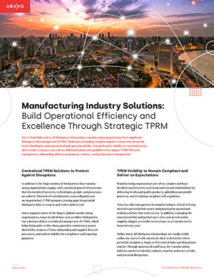 Manufacturing Industry Solutions Covertn