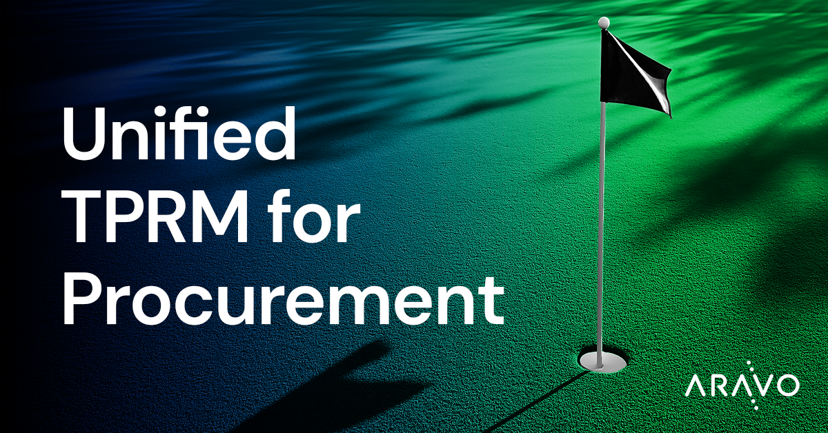 Procurement’s Role in Third-Party Risk Needs a Unified TPRM Solution