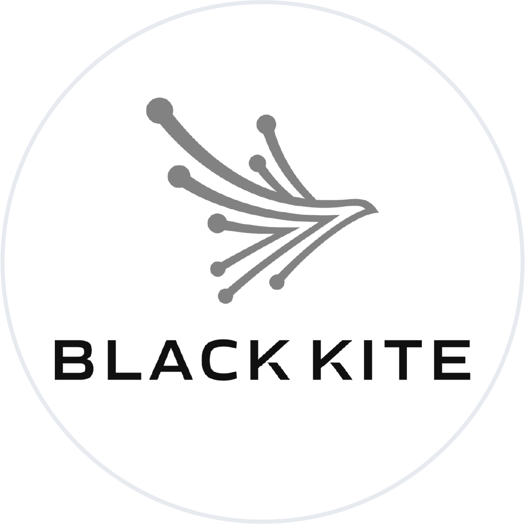 Black Kite Bw Circle