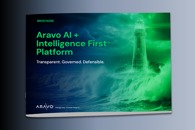 Aravo AI + the Intelligence First™ Platform Brochure
