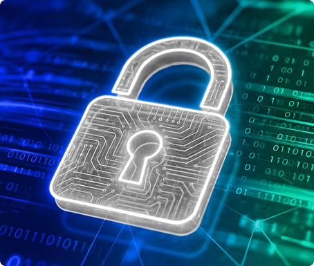 High Tech Stacking Cards Data Privacy