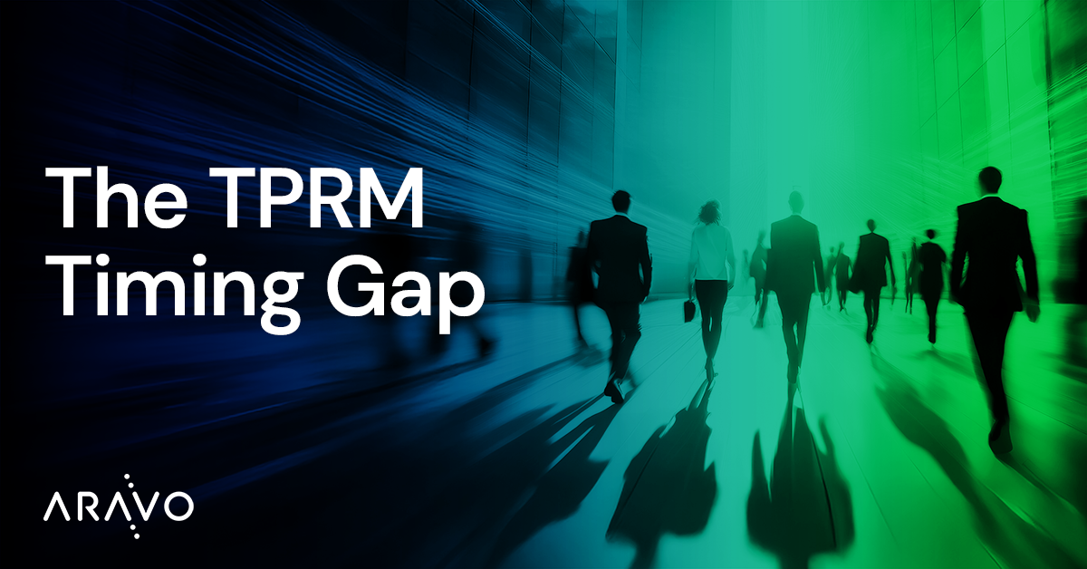 The TPRM Timing Gap: Why Operating Models Must Evolve at the Speed of AI